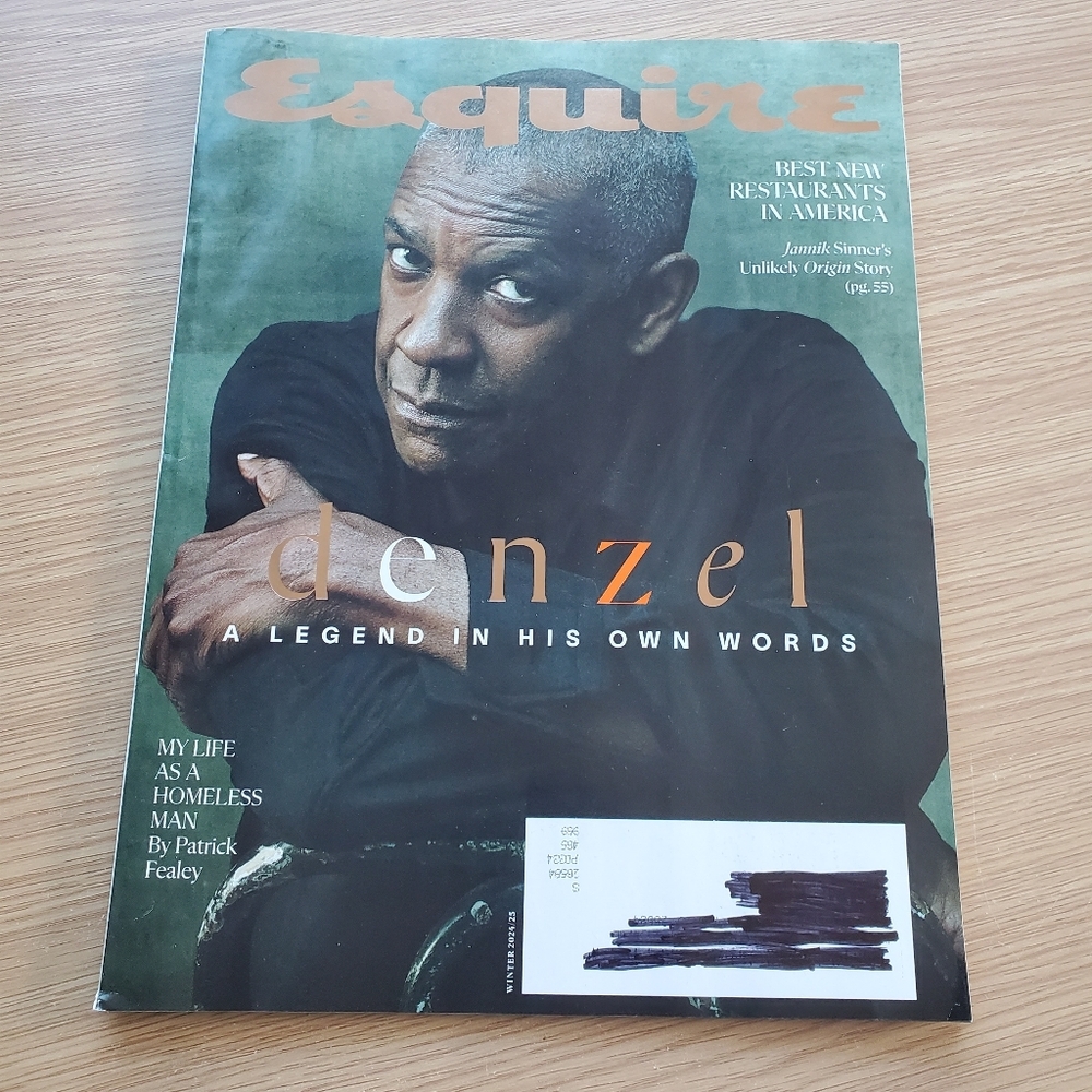 Esquire magazine‎ Denzel Washington A Legend in his own words winter 24/25